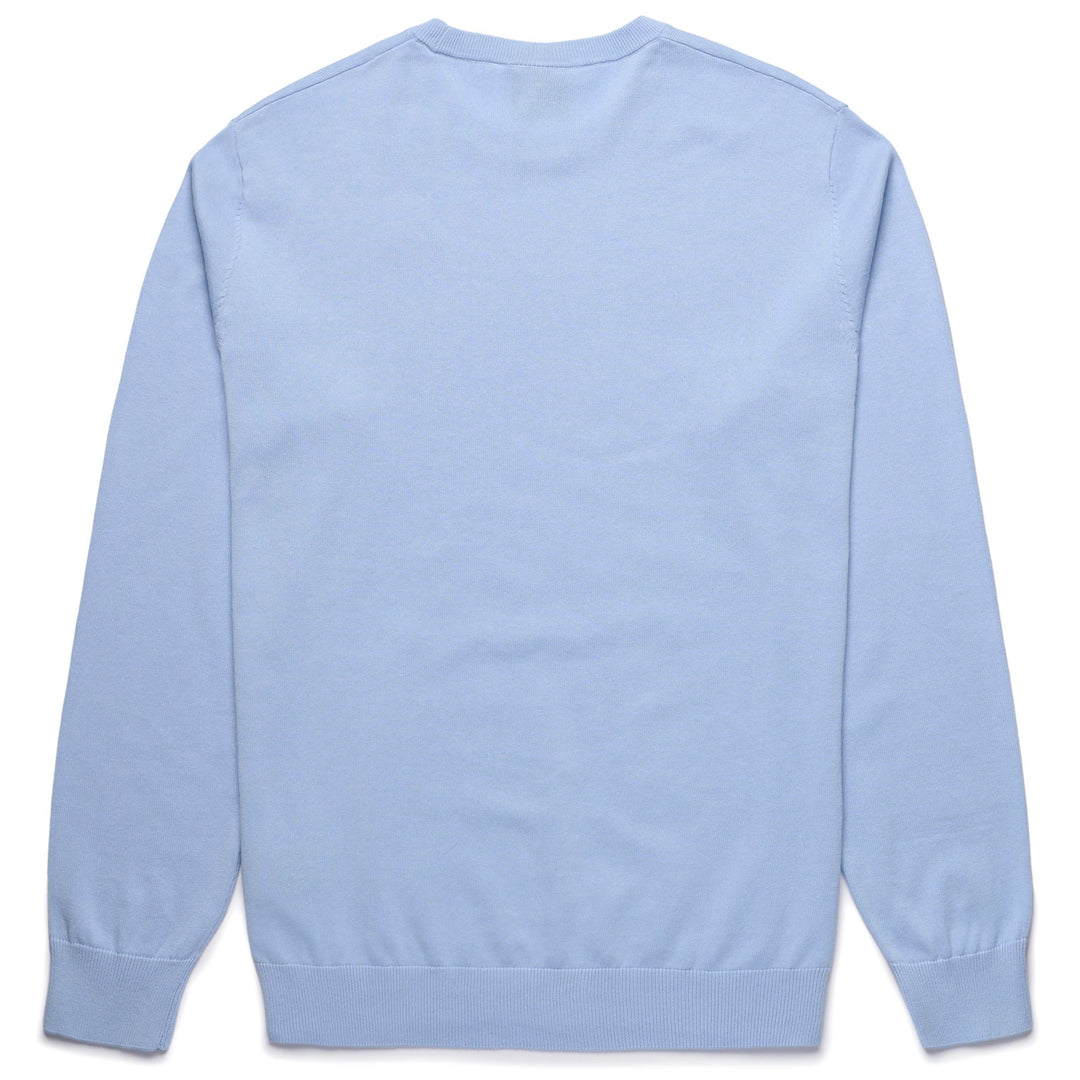 Azure blue Men's Cotton Slim Fit Jumper main