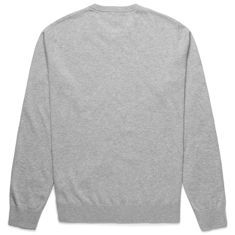 Grey Men's Slim Fit Cotton Knit Jumper 02