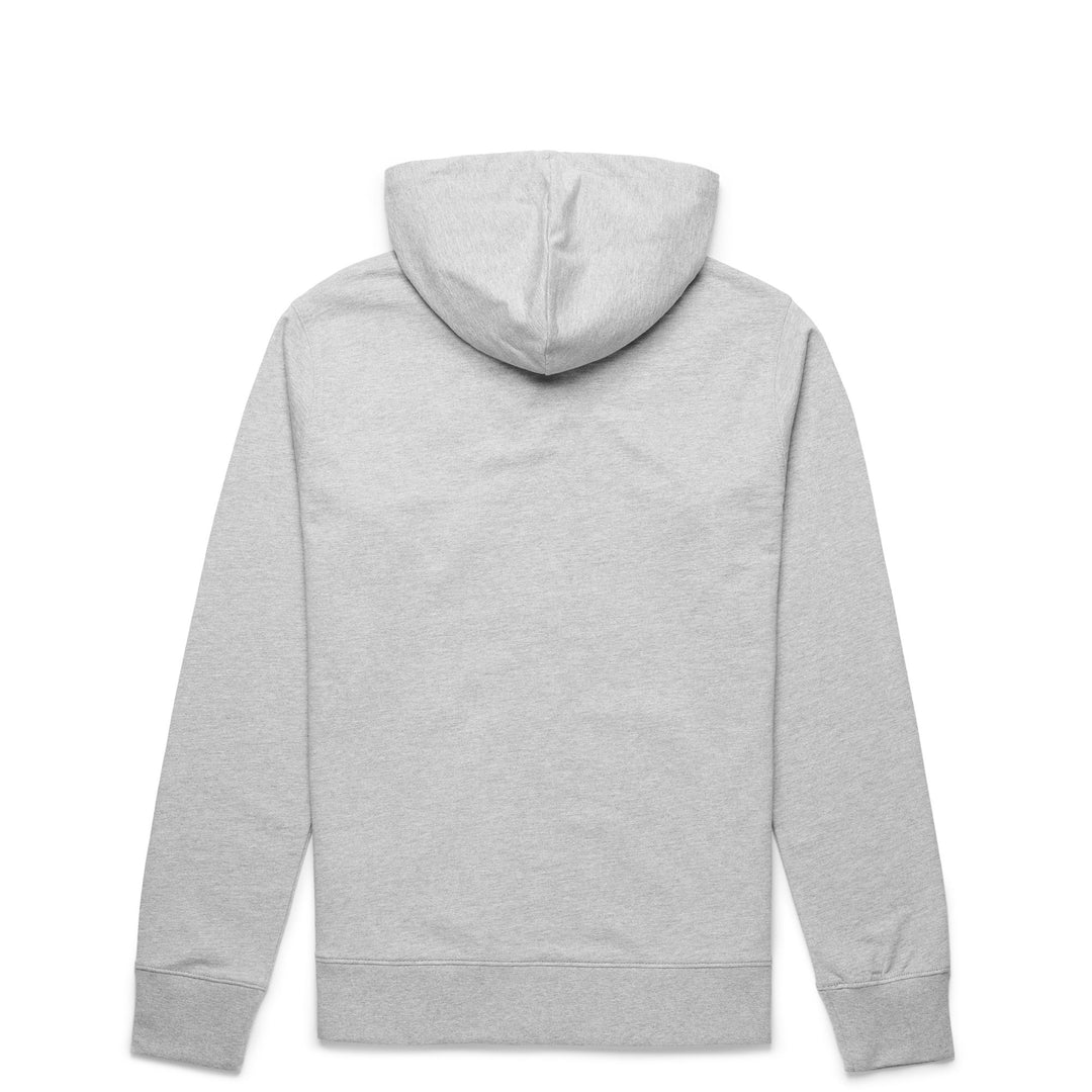 Giacca in pile con cappuccio slim fit da uomo grigia main