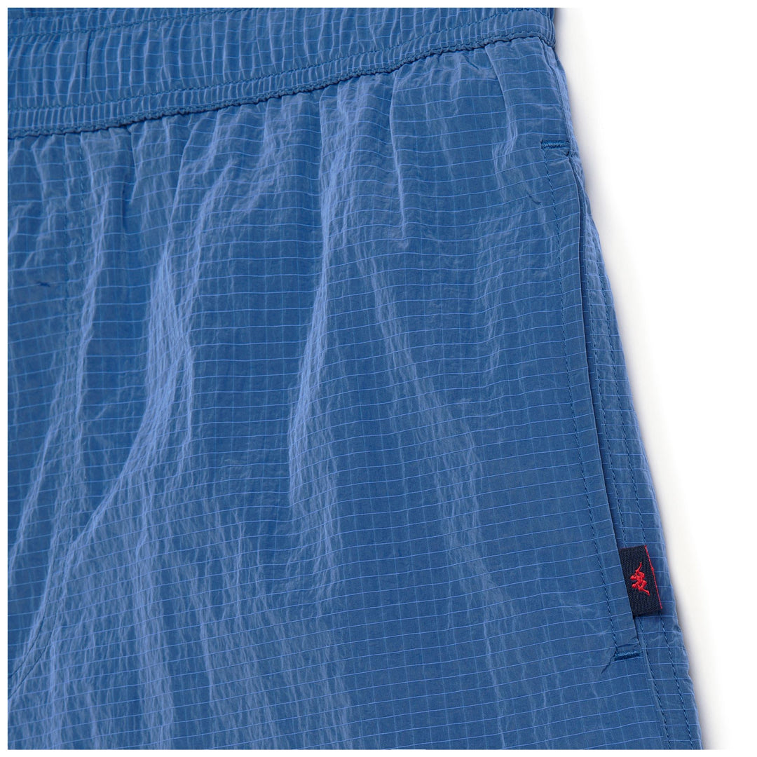 Blue Men's Classic Ripstop Swimming Trunks with Inner Mesh Slip main