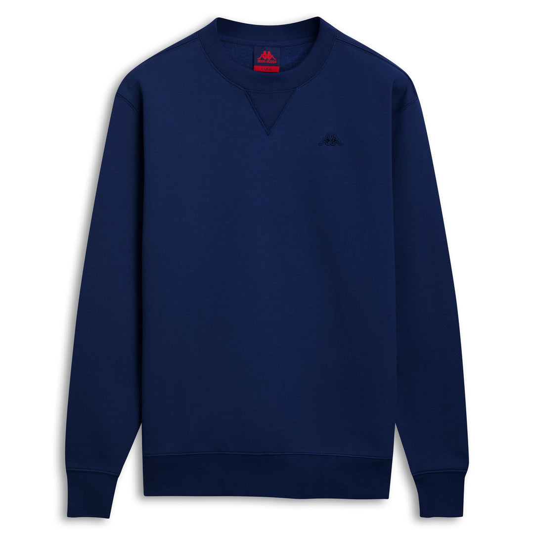 Blue Men's Regular Fit Fleece Jumper 01