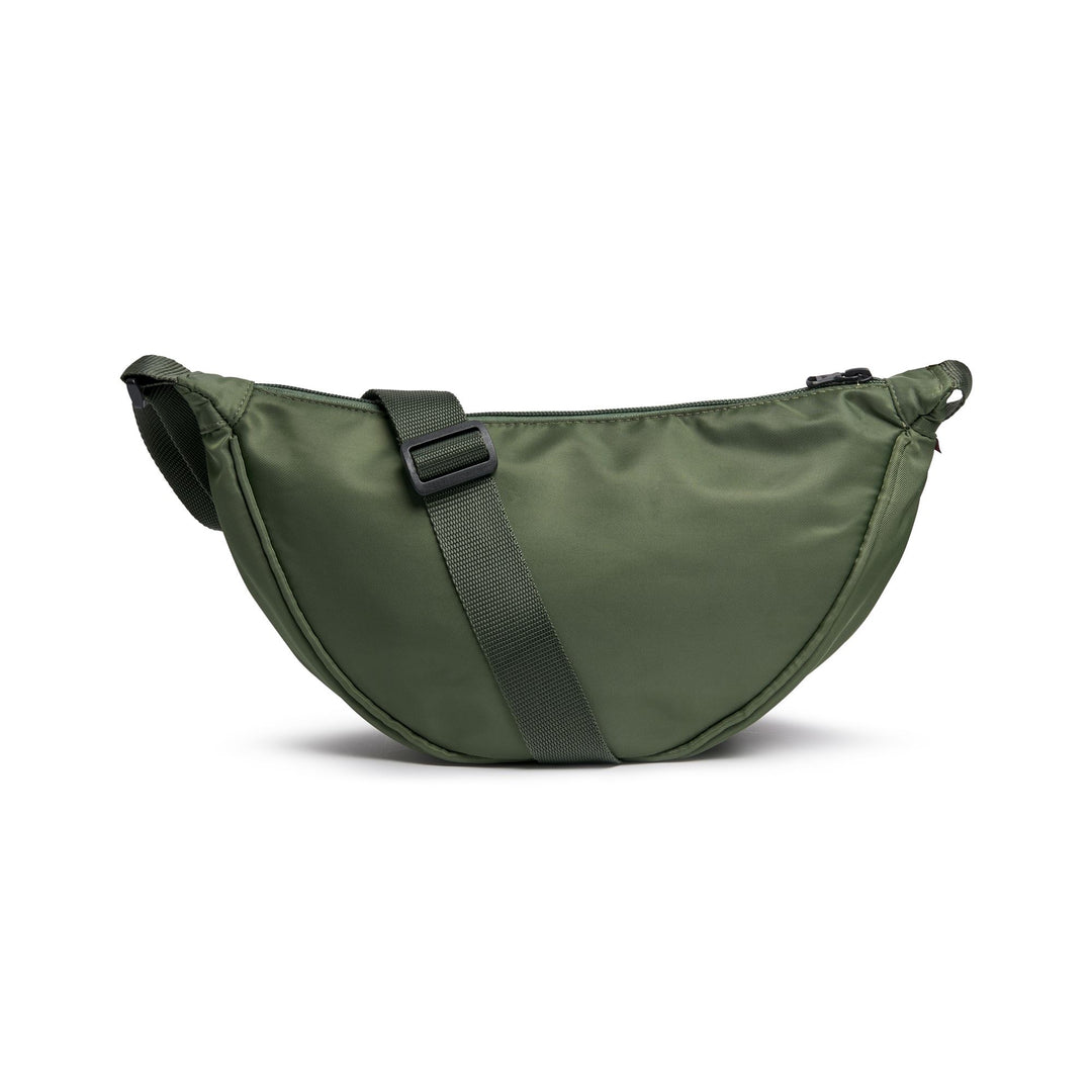 Sac à bandoulière classique en nylon vert pour femme main