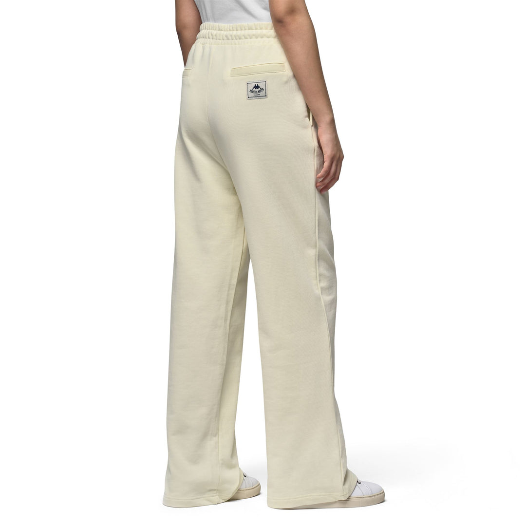 Beige Women's Wide Fit Casual French Terry Pants main