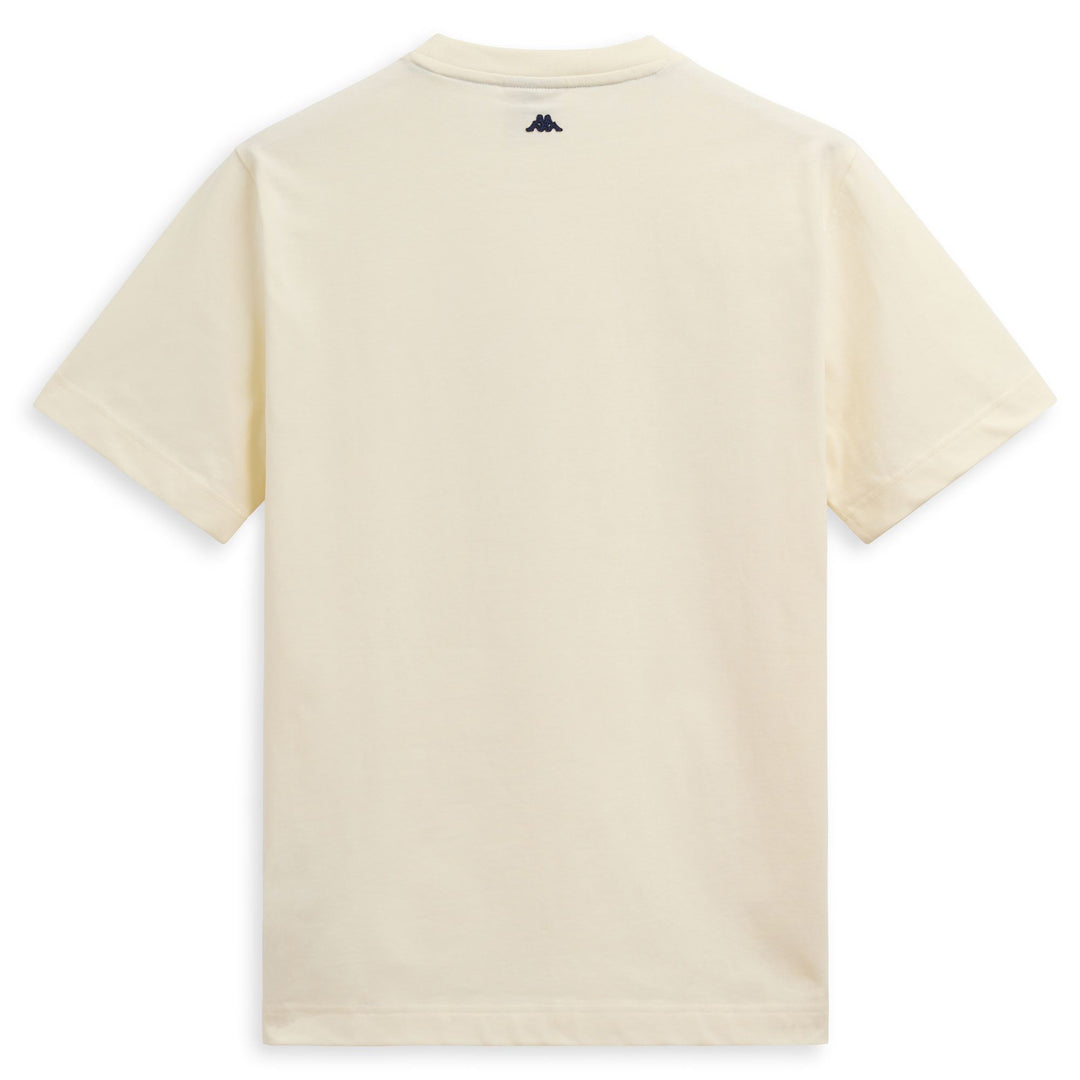 Camiseta beige de Le Mans para hombre con estampado de bandera a cuadros main