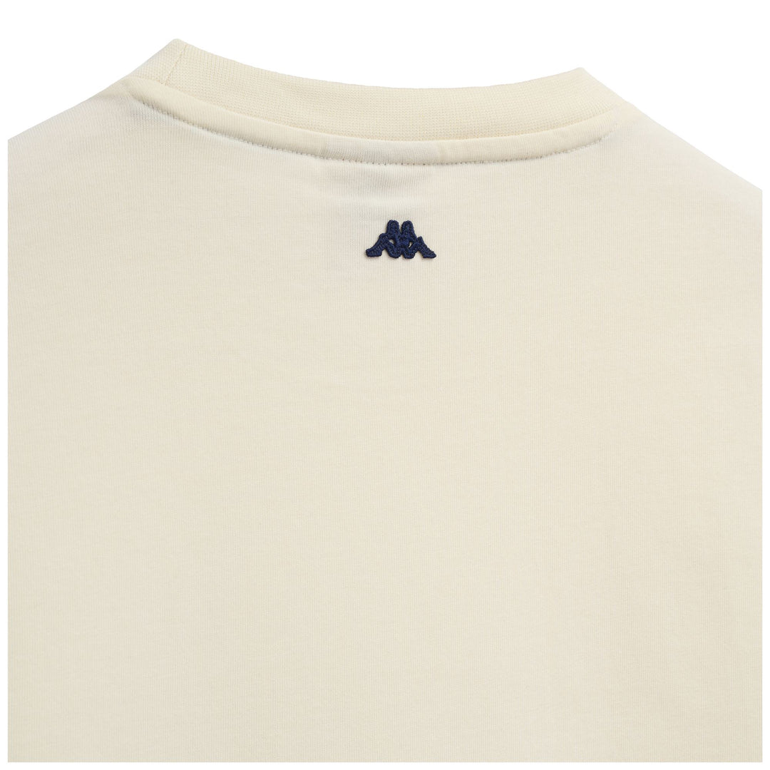 Camiseta beige de Le Mans para hombre con estampado de bandera a cuadros main