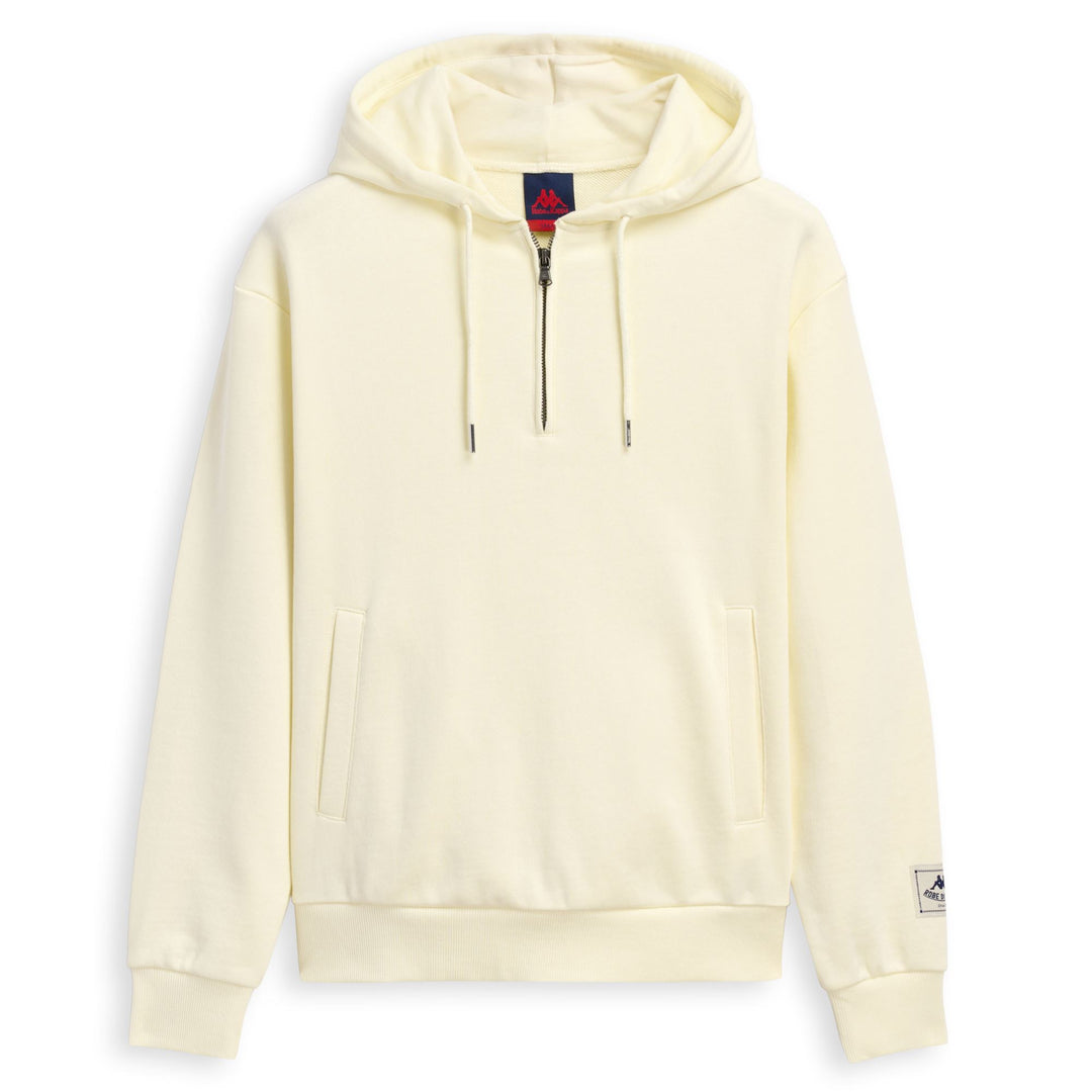 Sweat à capuche décontracté en polaire beige pour femme, coupe classique main