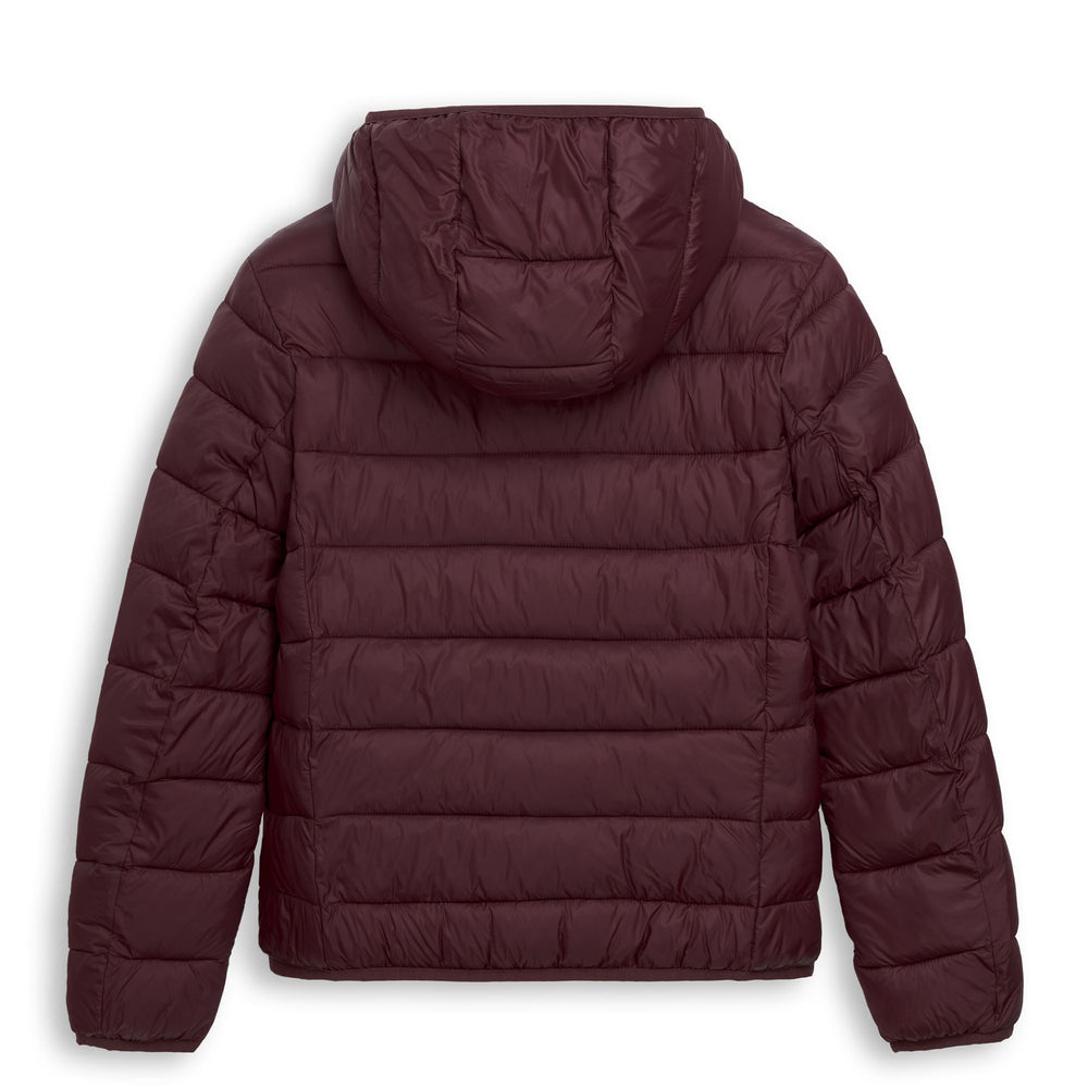 Red Women's Slim Fit Short Nylon Jacket 02