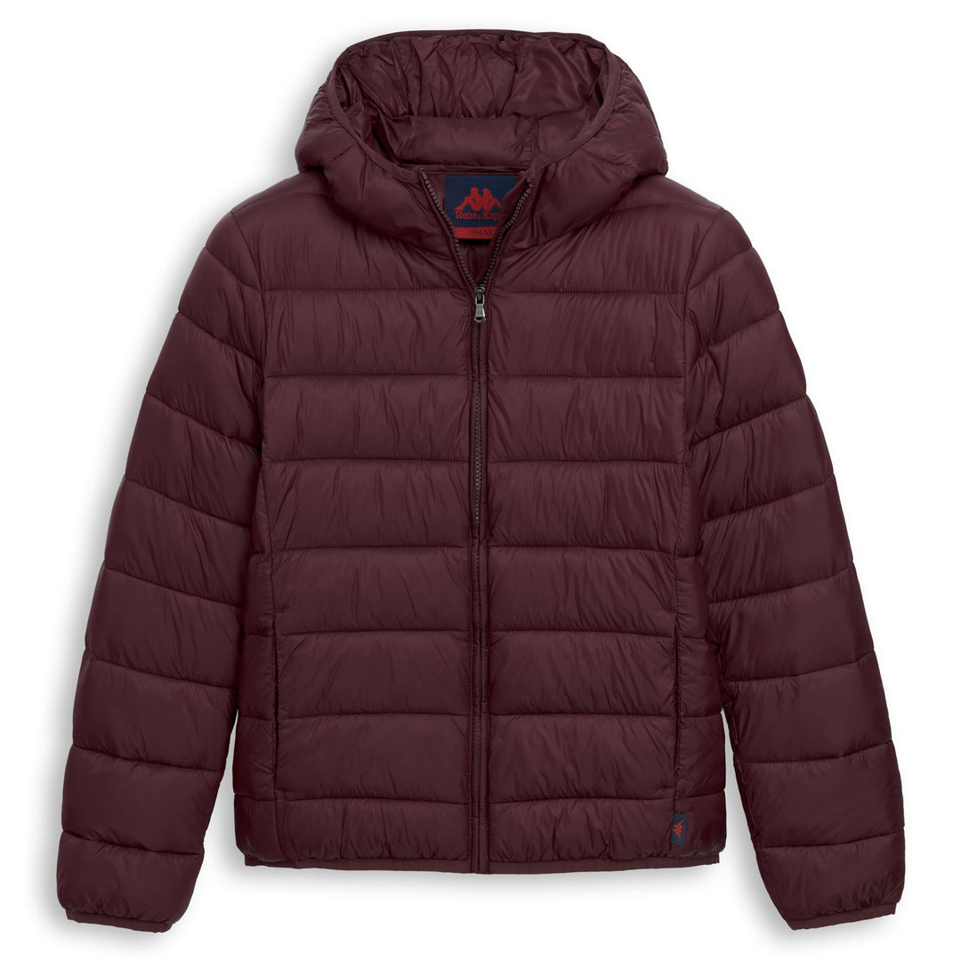 Red Women's Slim Fit Short Nylon Jacket 01