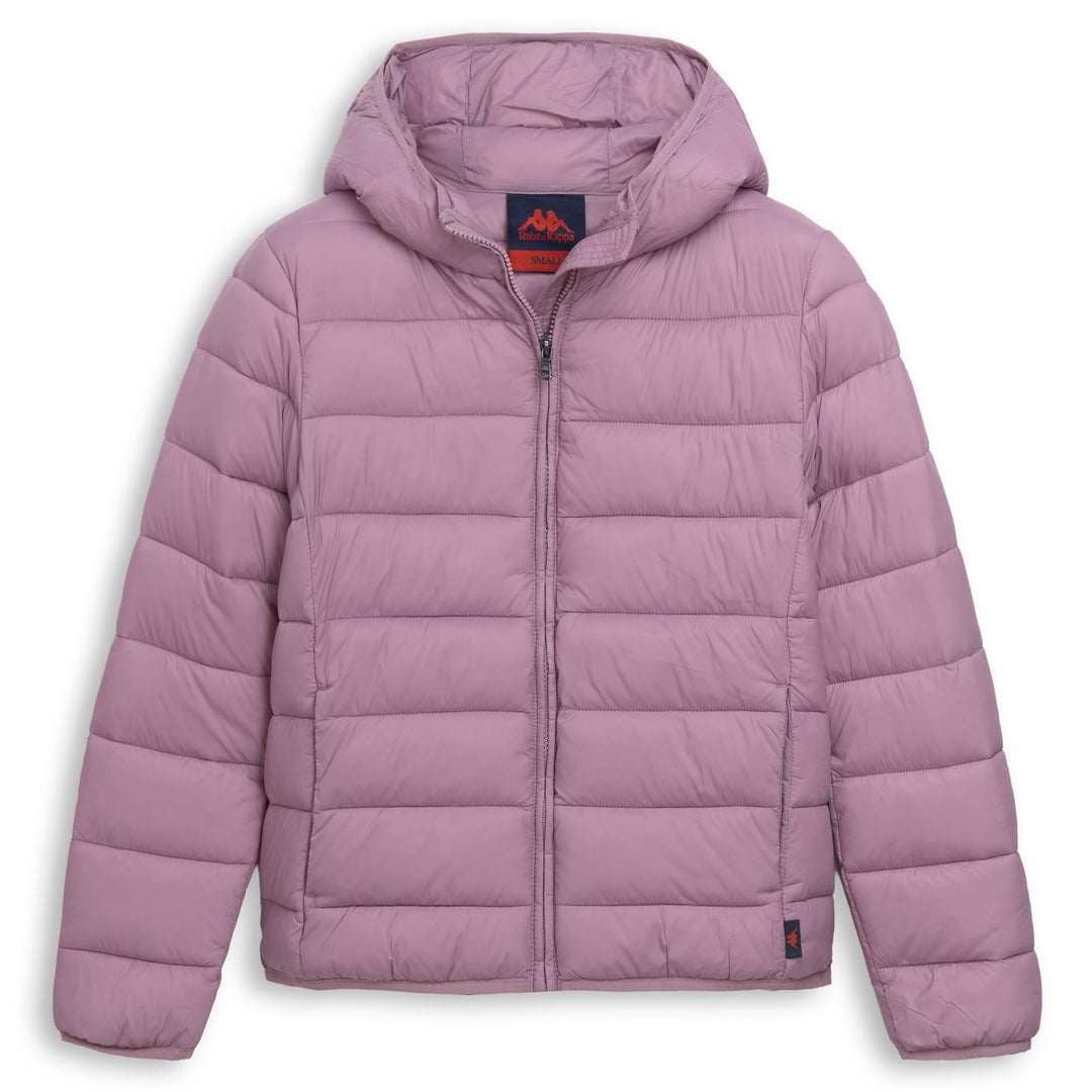 Pink Women's Slim Fit Short Nylon Jacket with Hood main
