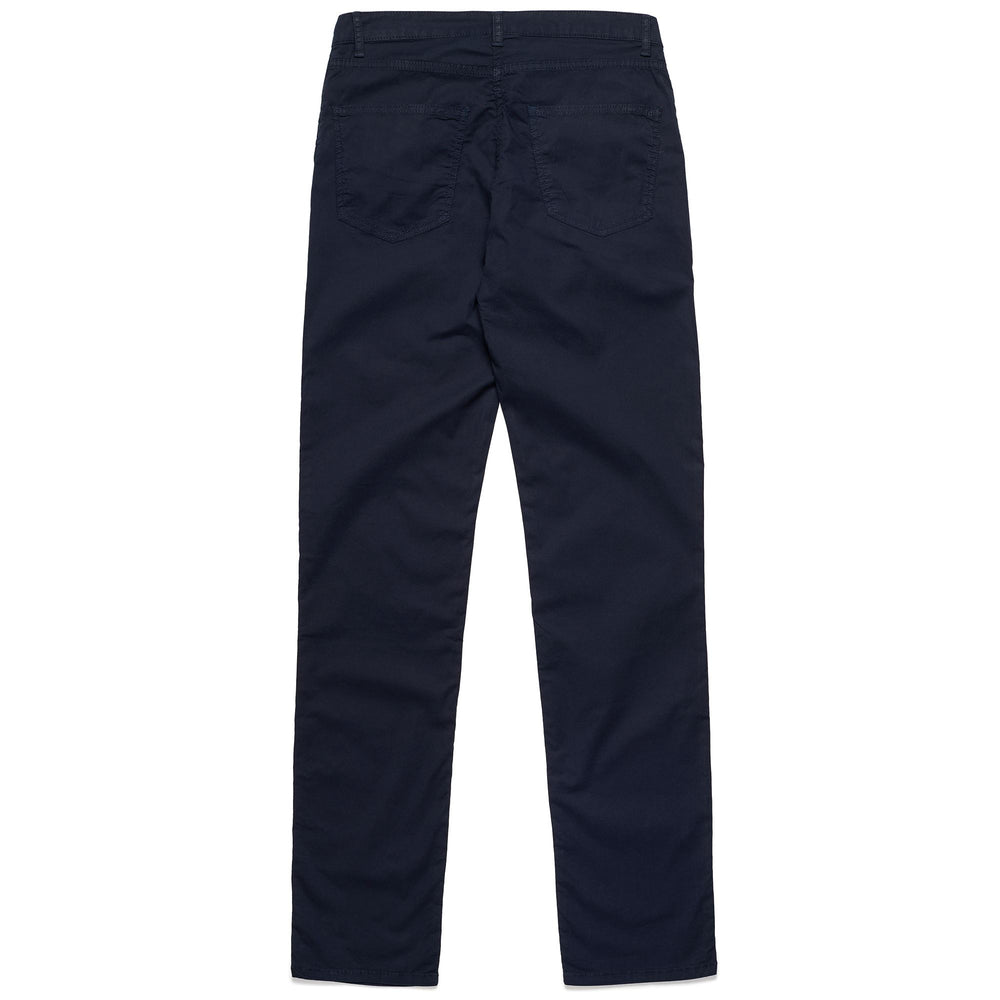 Pantaloni Chino Slim Fit Donna Blu Navy con 5 Tasche 02