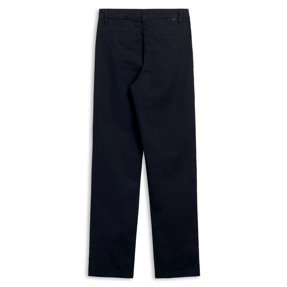 Blue Women's Slim Fit Classic Chino Pants in Light Popeline 02