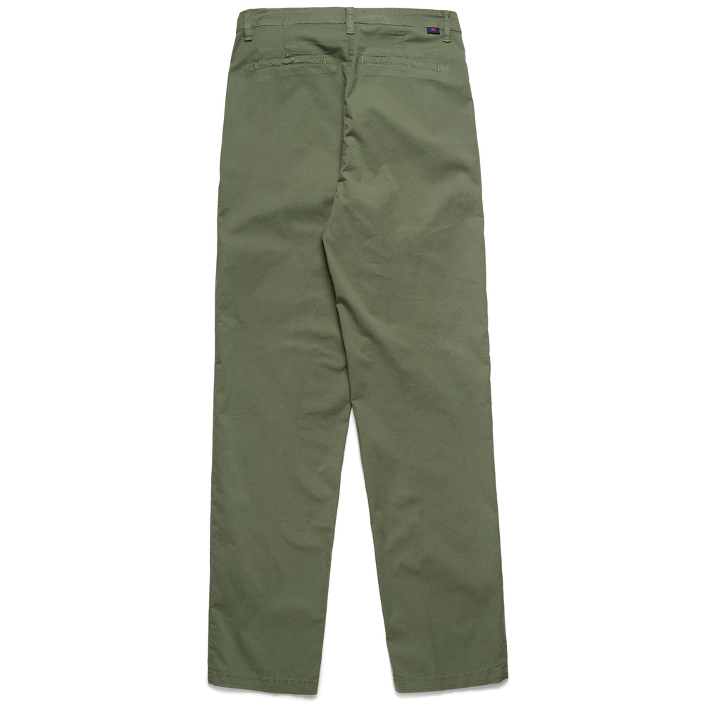 Green Women's Slim Fit Casual Chino Pants 02