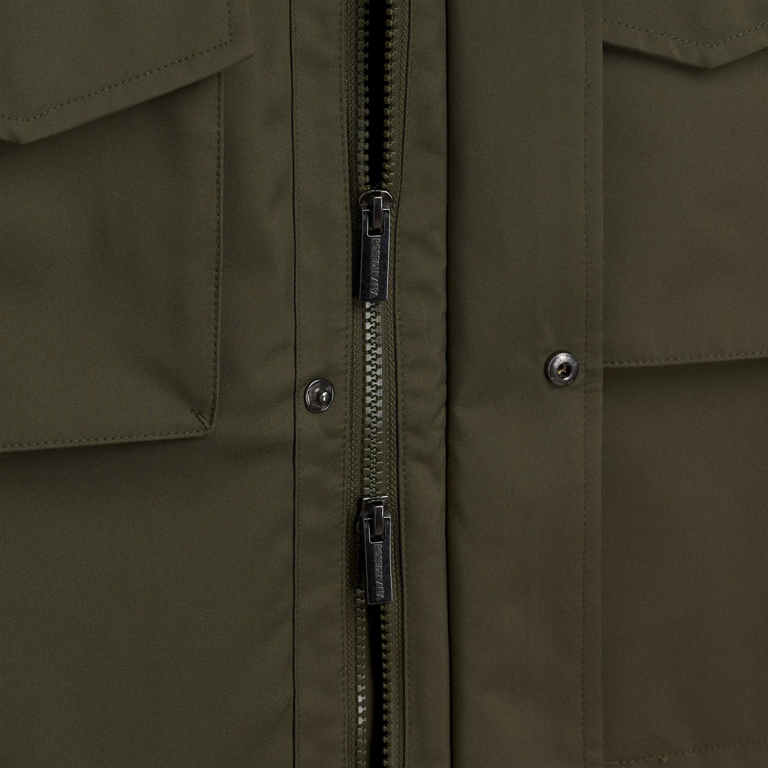 Veste de terrain décontractée pour homme, verte, non doublée, en tissu softshell main