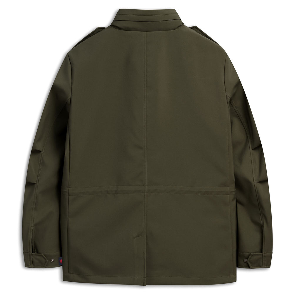 Green Men's Soft Shell Mid Field Jacket 02