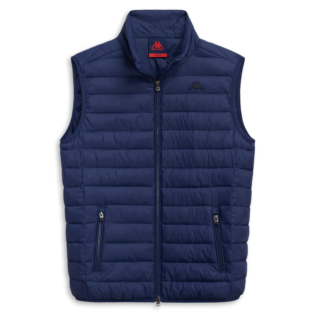 Blue Men's Soft Nylon Vest Jacket 01