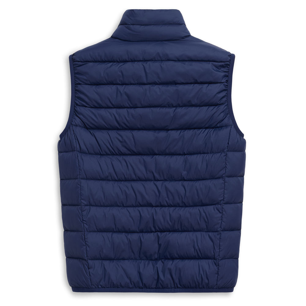 Blue Men's Soft Nylon Vest Jacket 02
