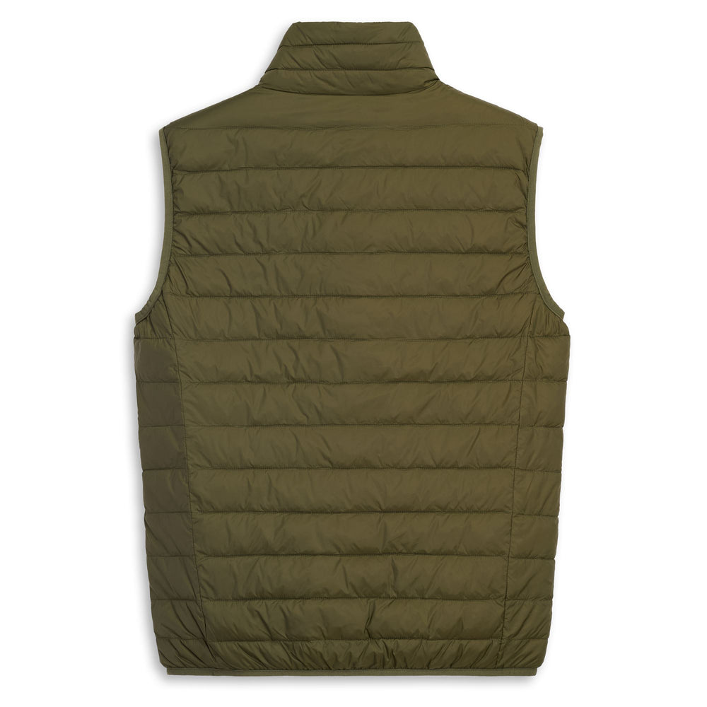 Military green Men's Slim Fit Vest Jacket with Soft Padding 02