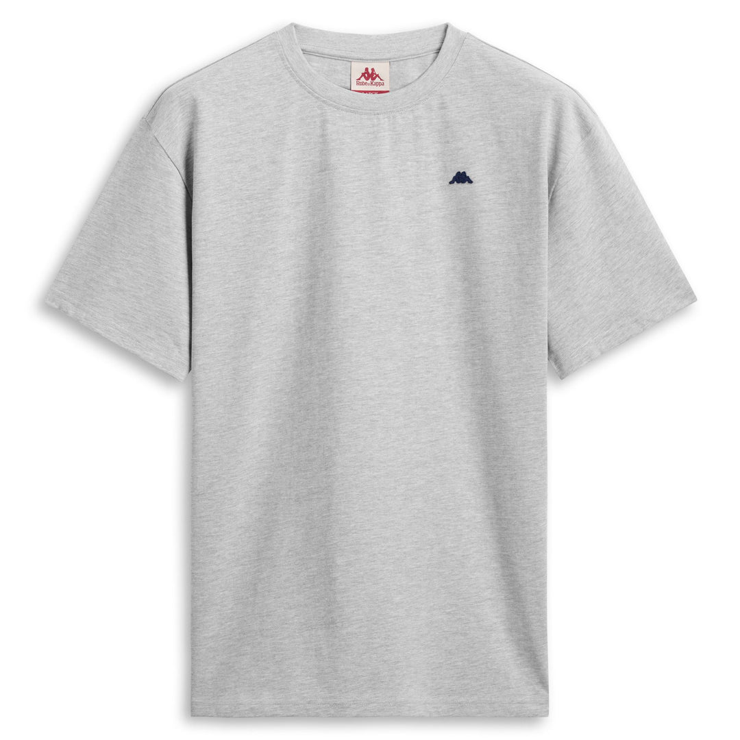 Grey Men's Regular Fit Cotton T-Shirt with Embroidery 01