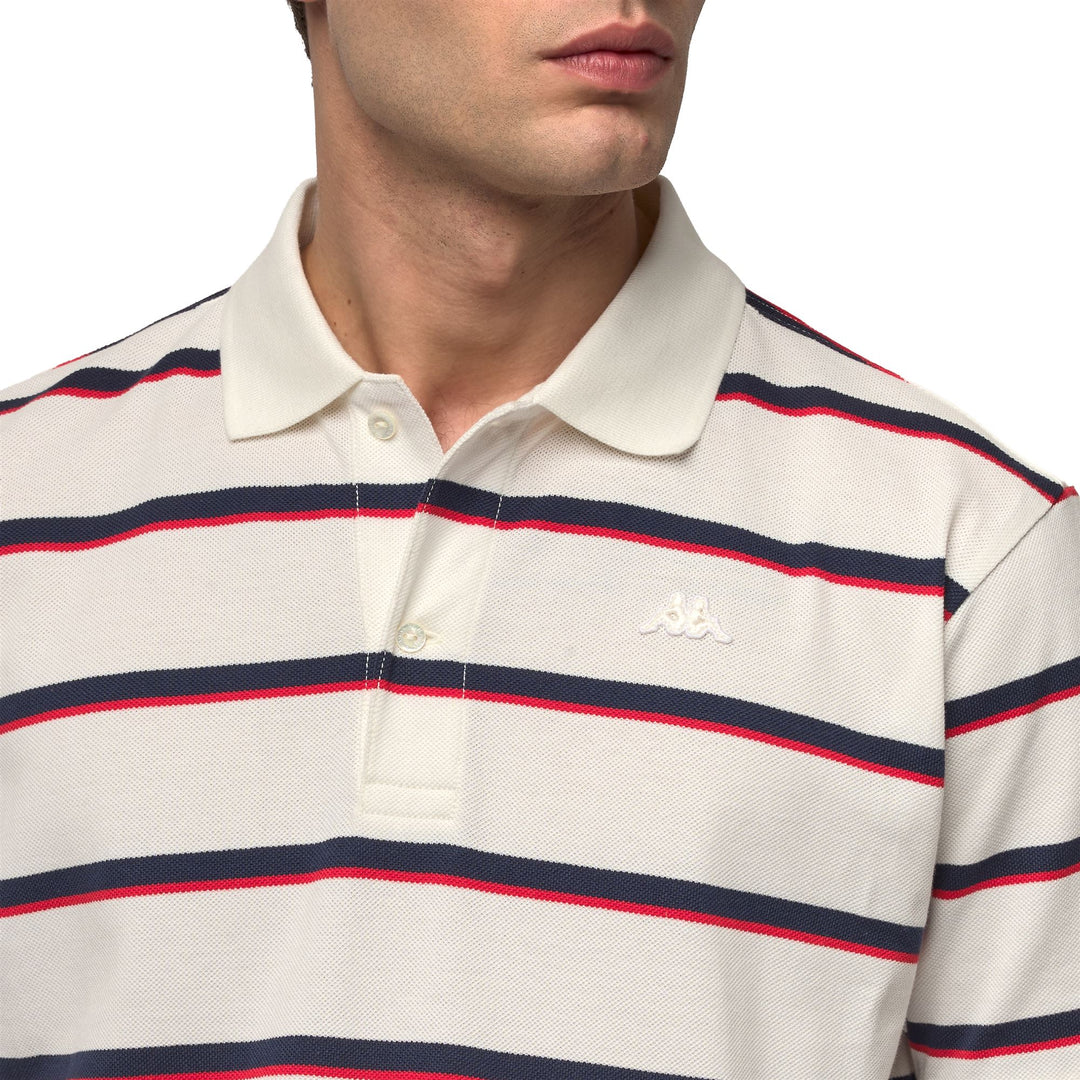 Polo blanc pour homme, coupe classique, en coton décontracté main