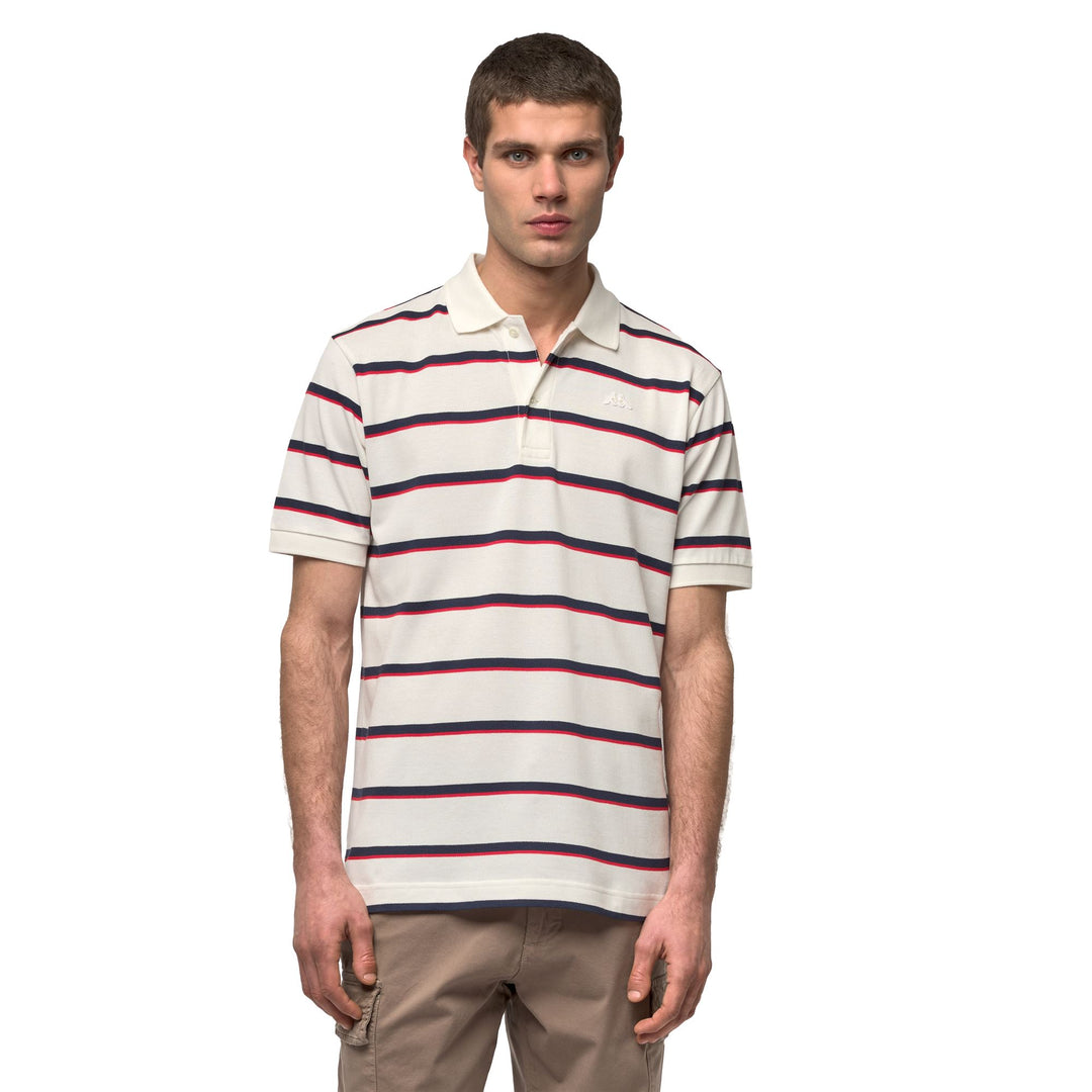 White Men's Regular Fit Casual Short Sleeve Polo Shirt main