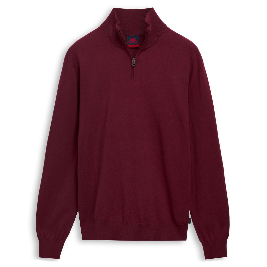 Red Men's Slim Fit Cashmere Cotton Polo Shirt 01