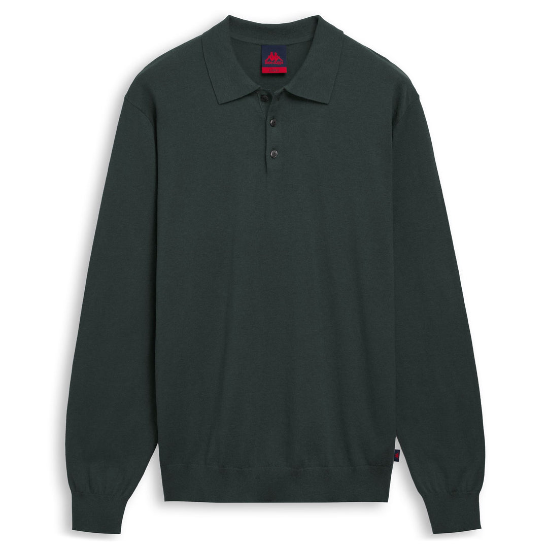 Green Men's Slim Fit Cashmere Polo Shirt main