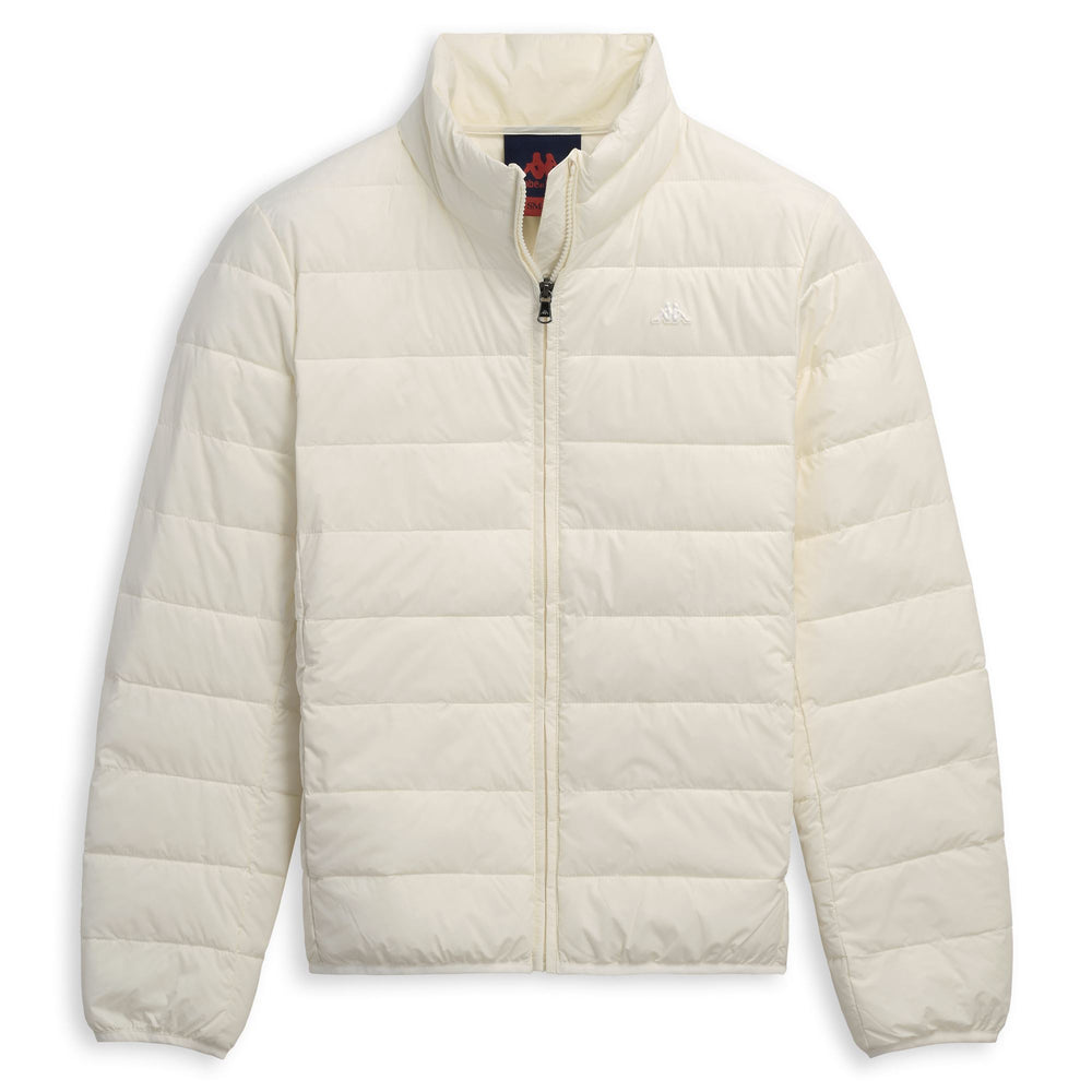Veste courte classique en nylon blanc pour femme, coupe ajustée 02
