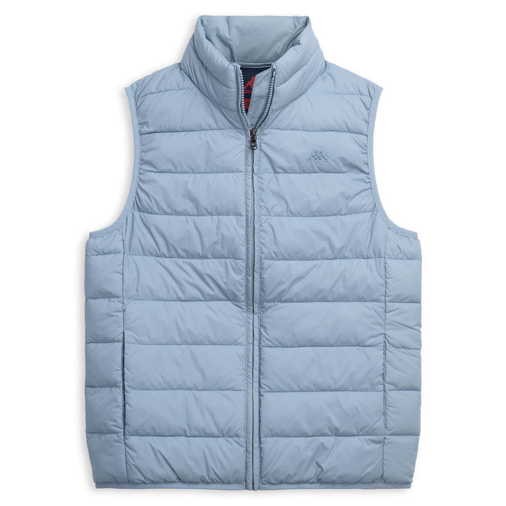 Gilet bleu pour femme, coupe ajustée, décontracté, en nylon doux 02