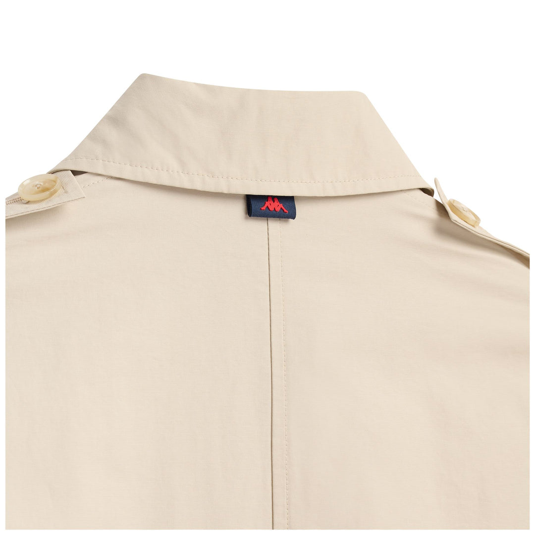 Grey Women's Casual Trench Coat in Cotton Twill main