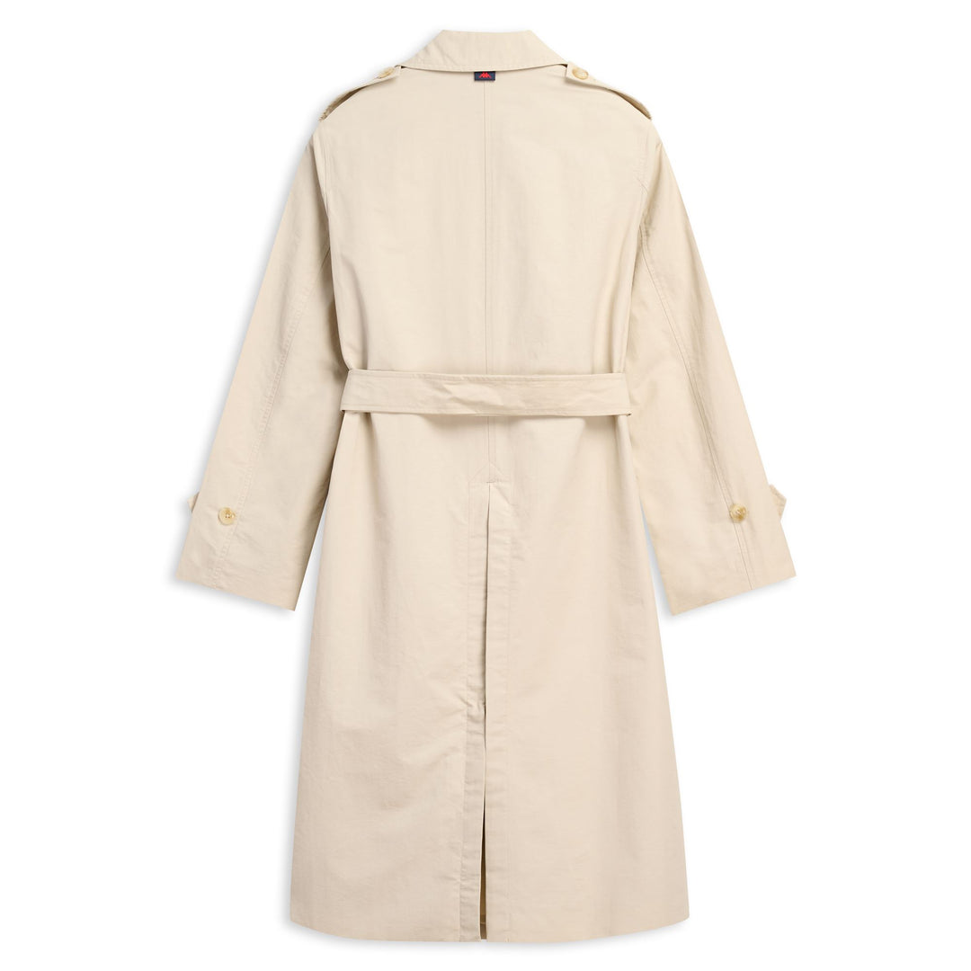 Grey Women's Casual Trench Coat in Cotton Twill main