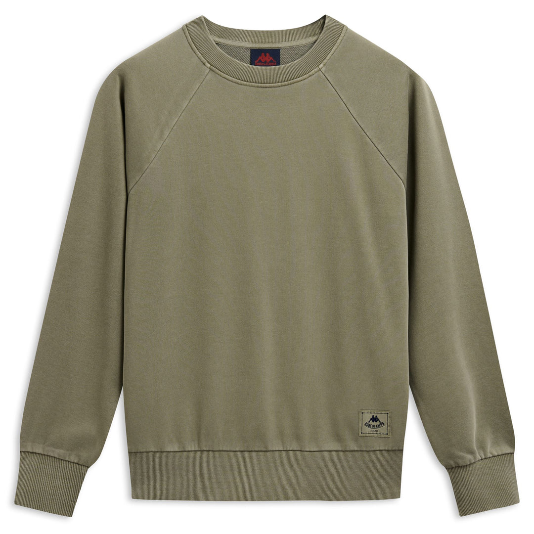 Green Men's Casual Regular Fit Cotton Sweatshirt 01
