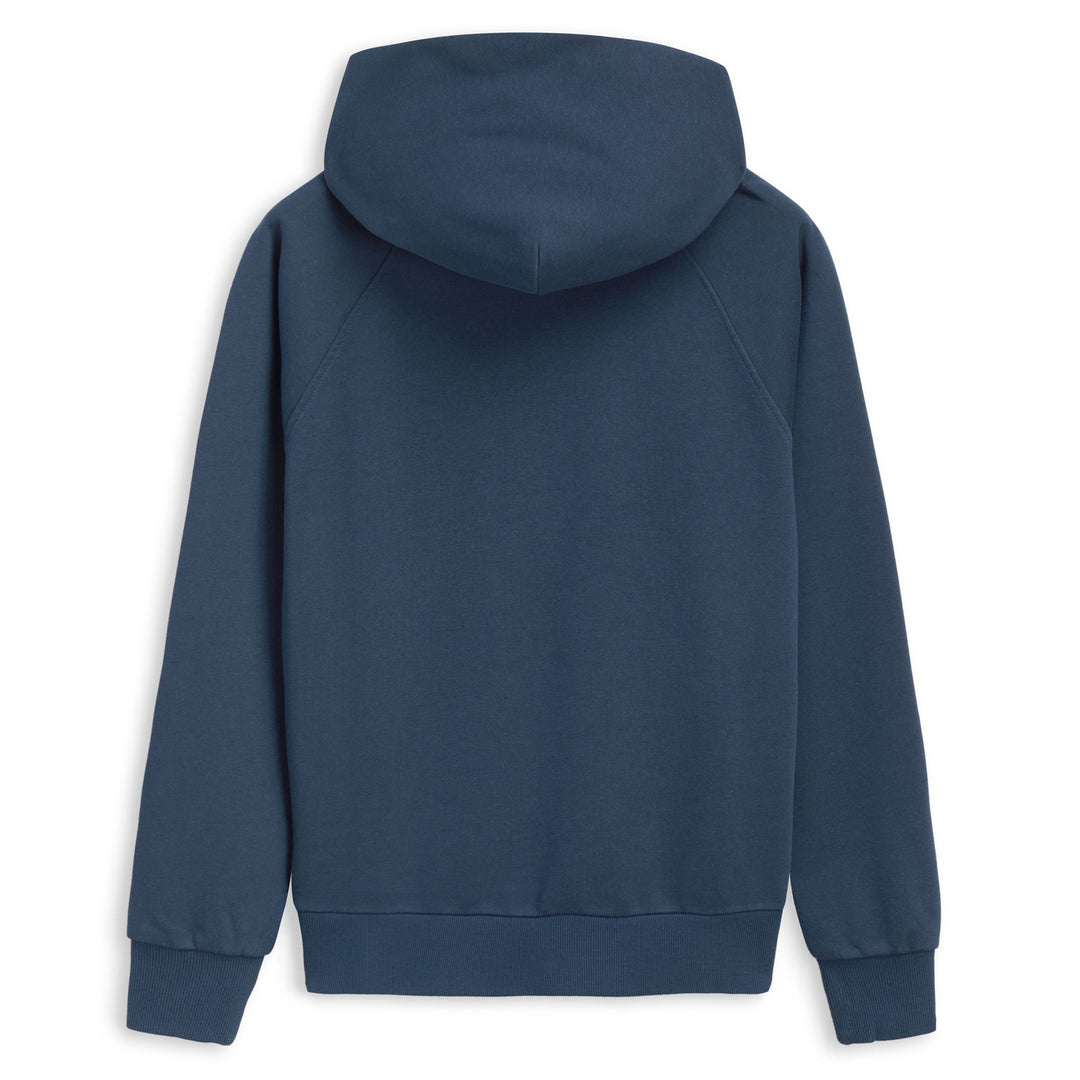 Sweat à capuche décontracté bleu pour homme, coupe confortable, en coton main