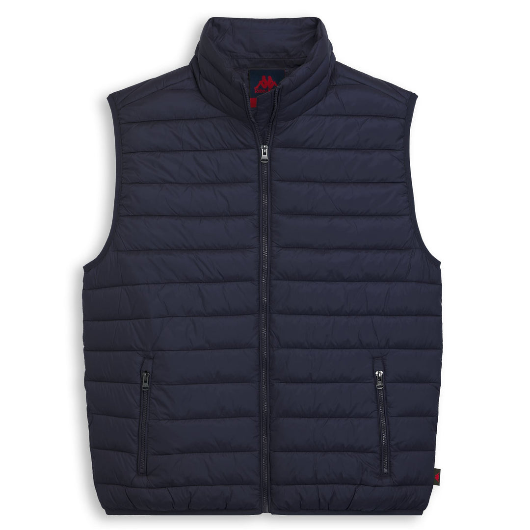 Blue Men's Slim Fit Nylon Vest 01