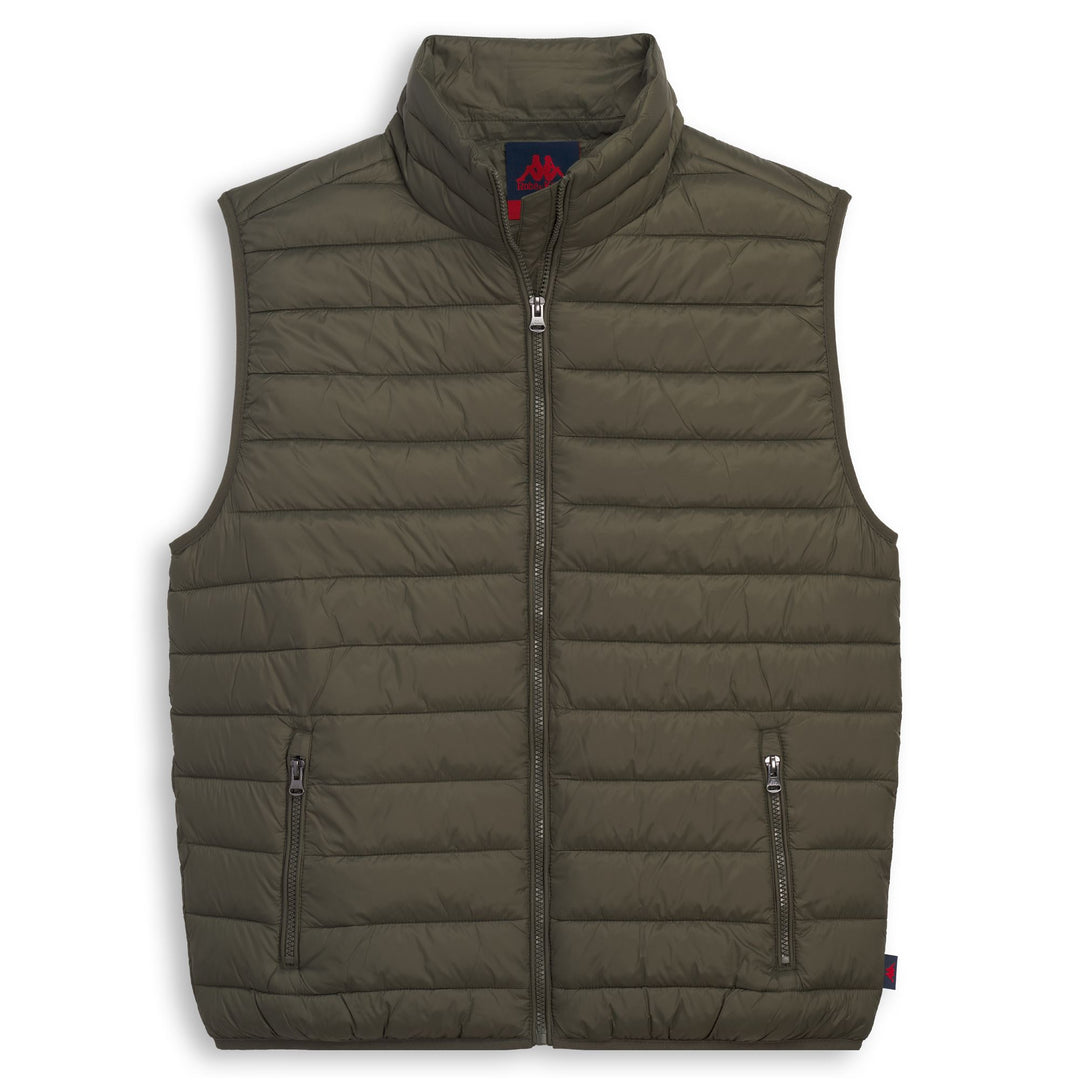 Green Men's Slim Fit Functional Nylon Vest 01