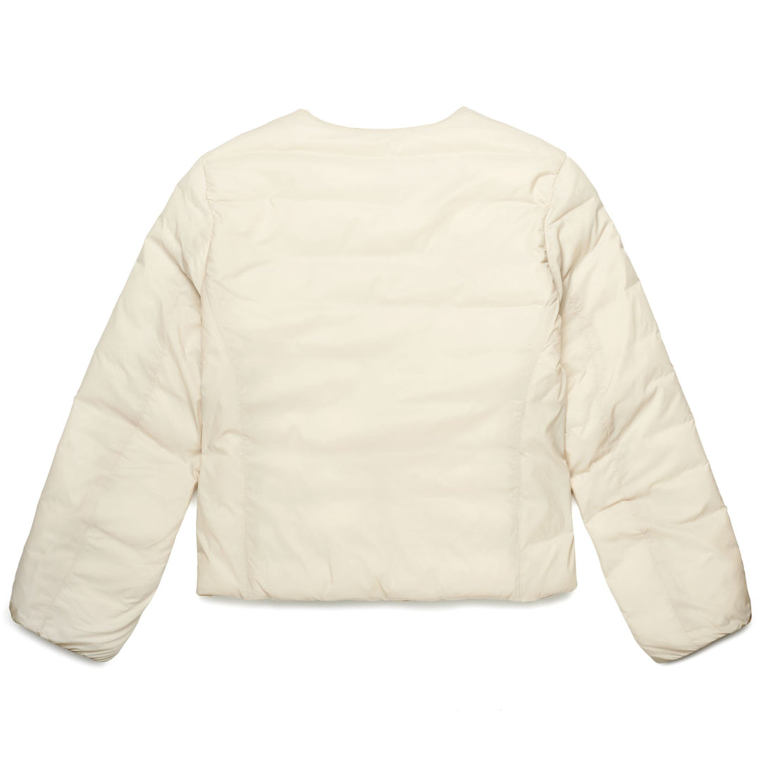 Giacca Corto Classica Donna Nylon Beige con Imbottitura Morbida main