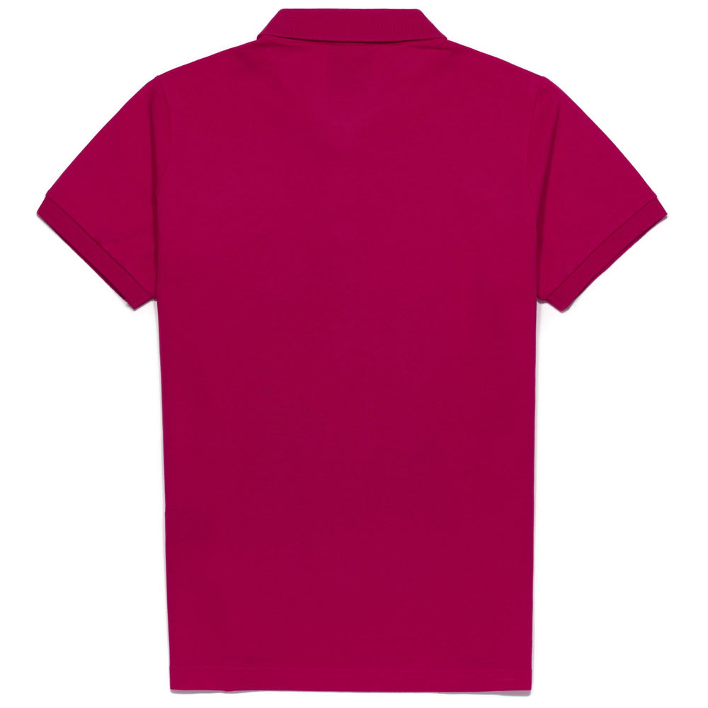 Polo Shirt Casual Slim Fit Donna Rosso Fucsia 02