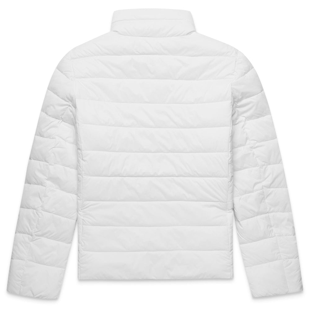 Giacca Corto Classica in Nylon Bianca Naturale Donna 02