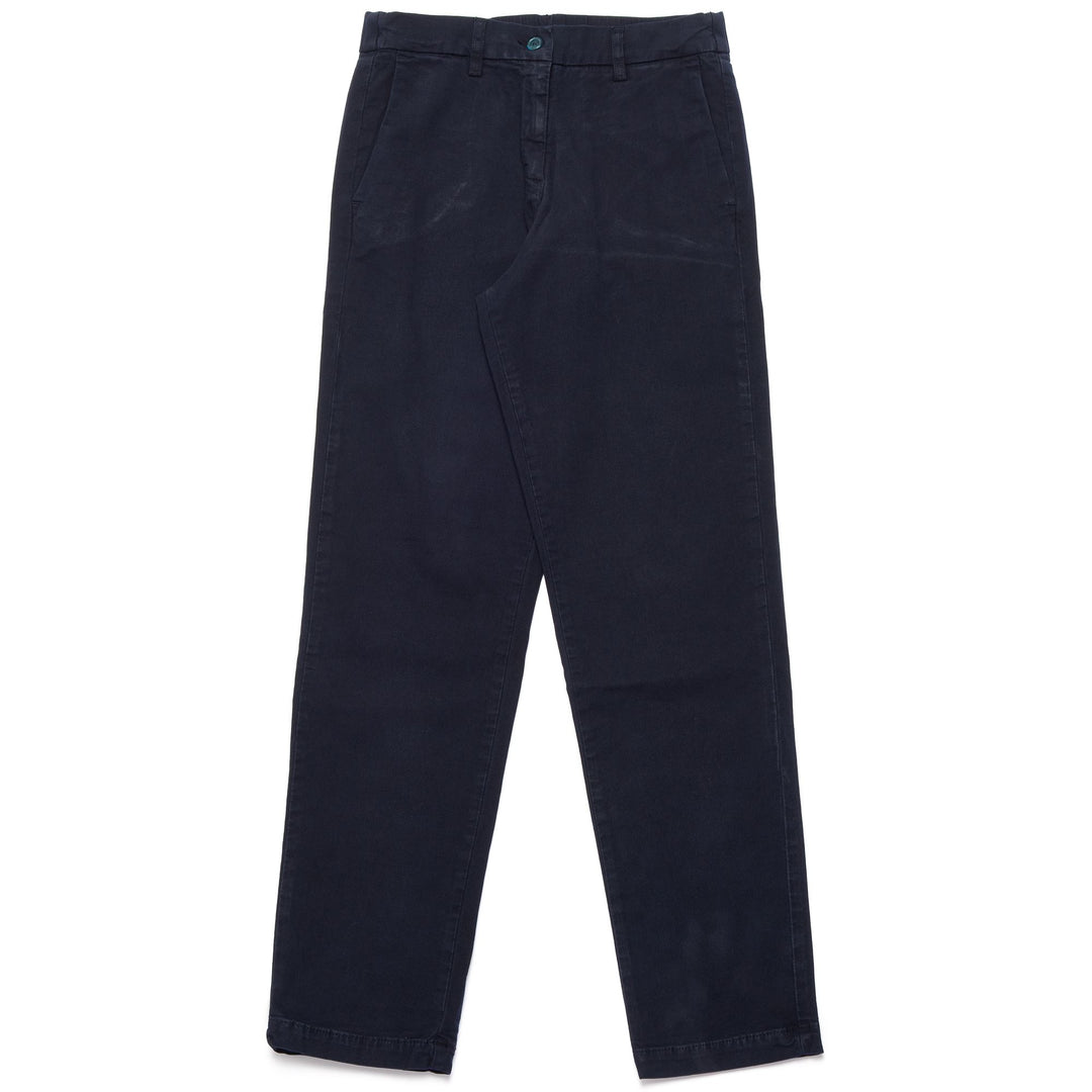 Pantaloni Chino Slim Fit Donna Blu Navy con Vita Elastica 01