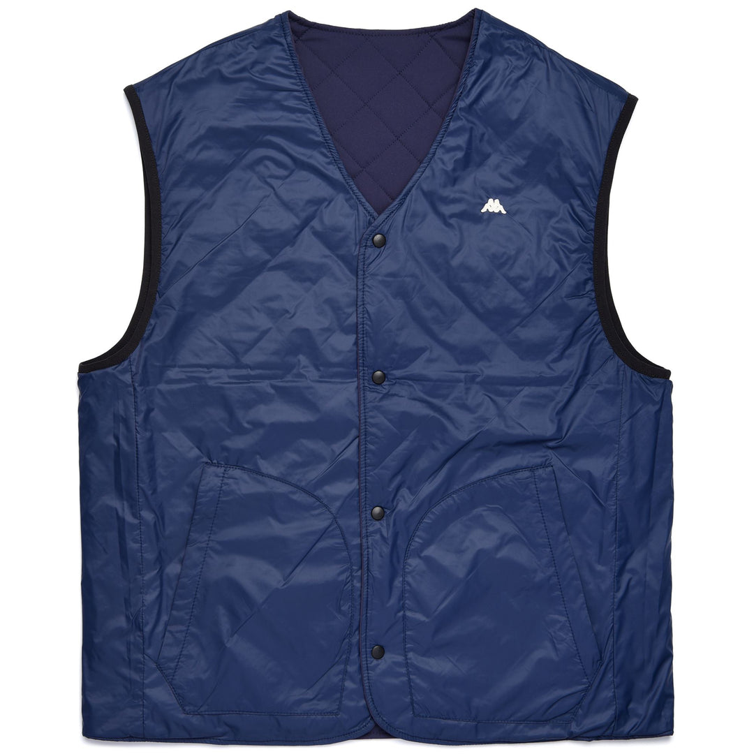 Blue Men's Casual Regular Fit Padded Nylon Vest main