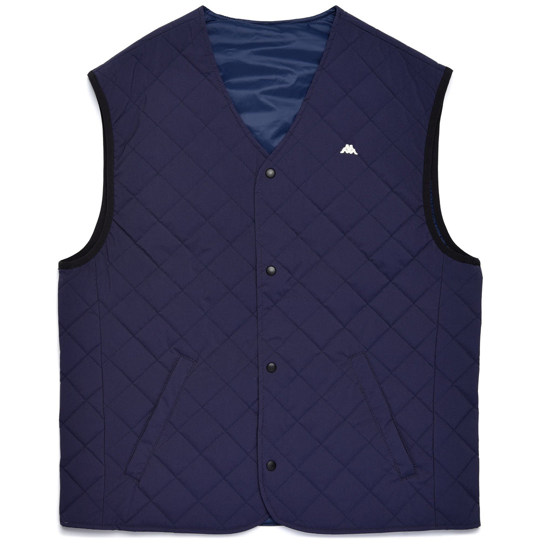 Blue Men's Casual Regular Fit Padded Nylon Vest 01