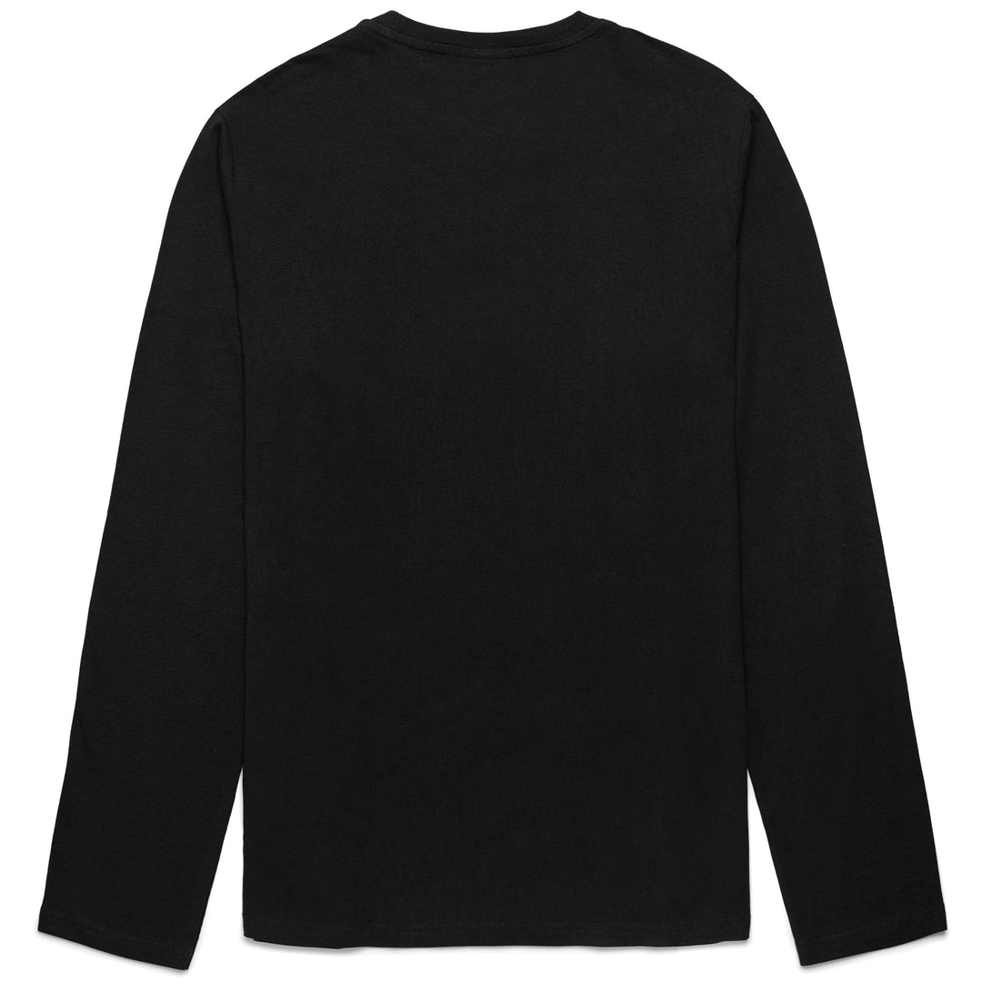 Black Men's Slim Fit Casual Long Sleeve T-Shirt main