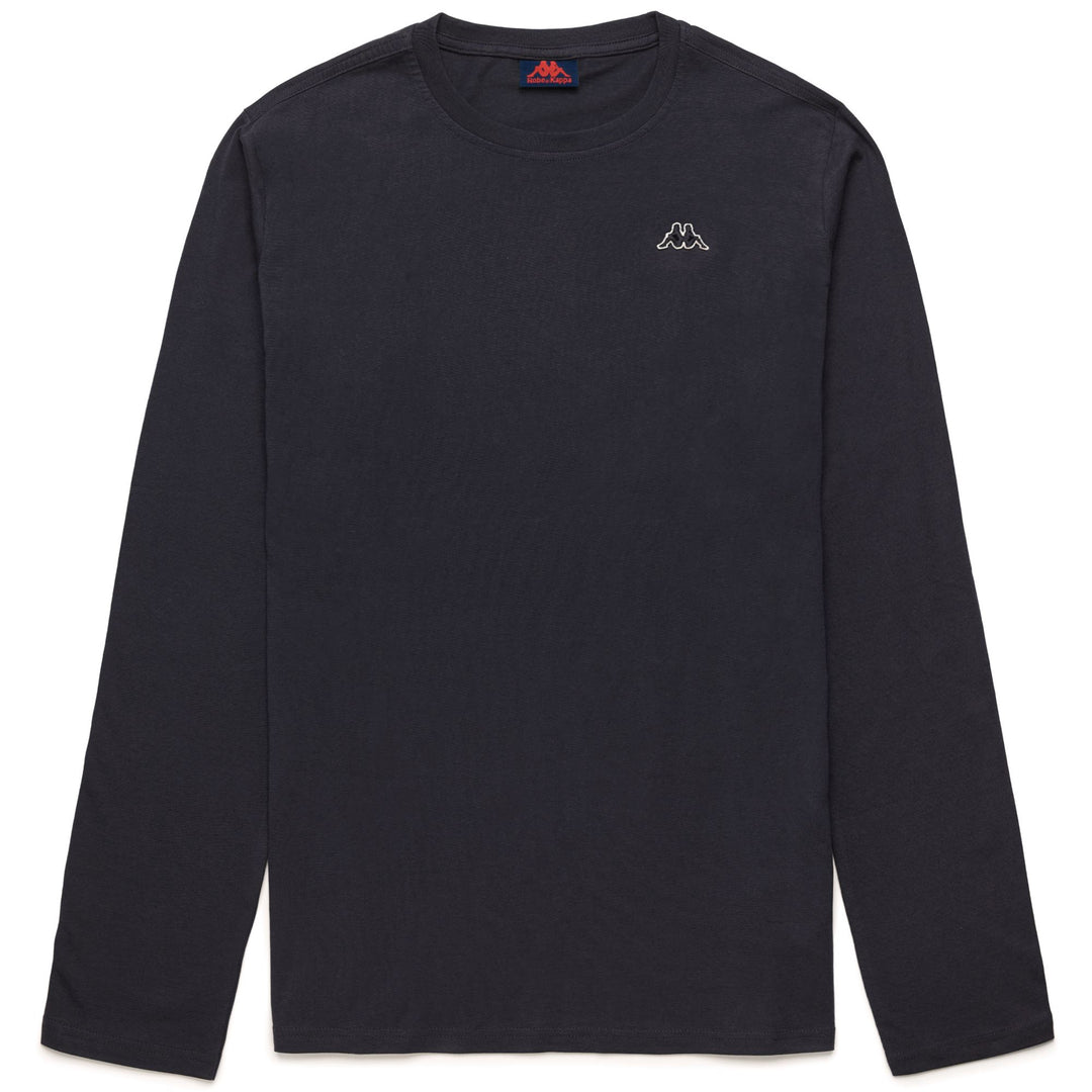 T-Shirt Classica in Cotone Slim Fit Uomo Blu Navy 01