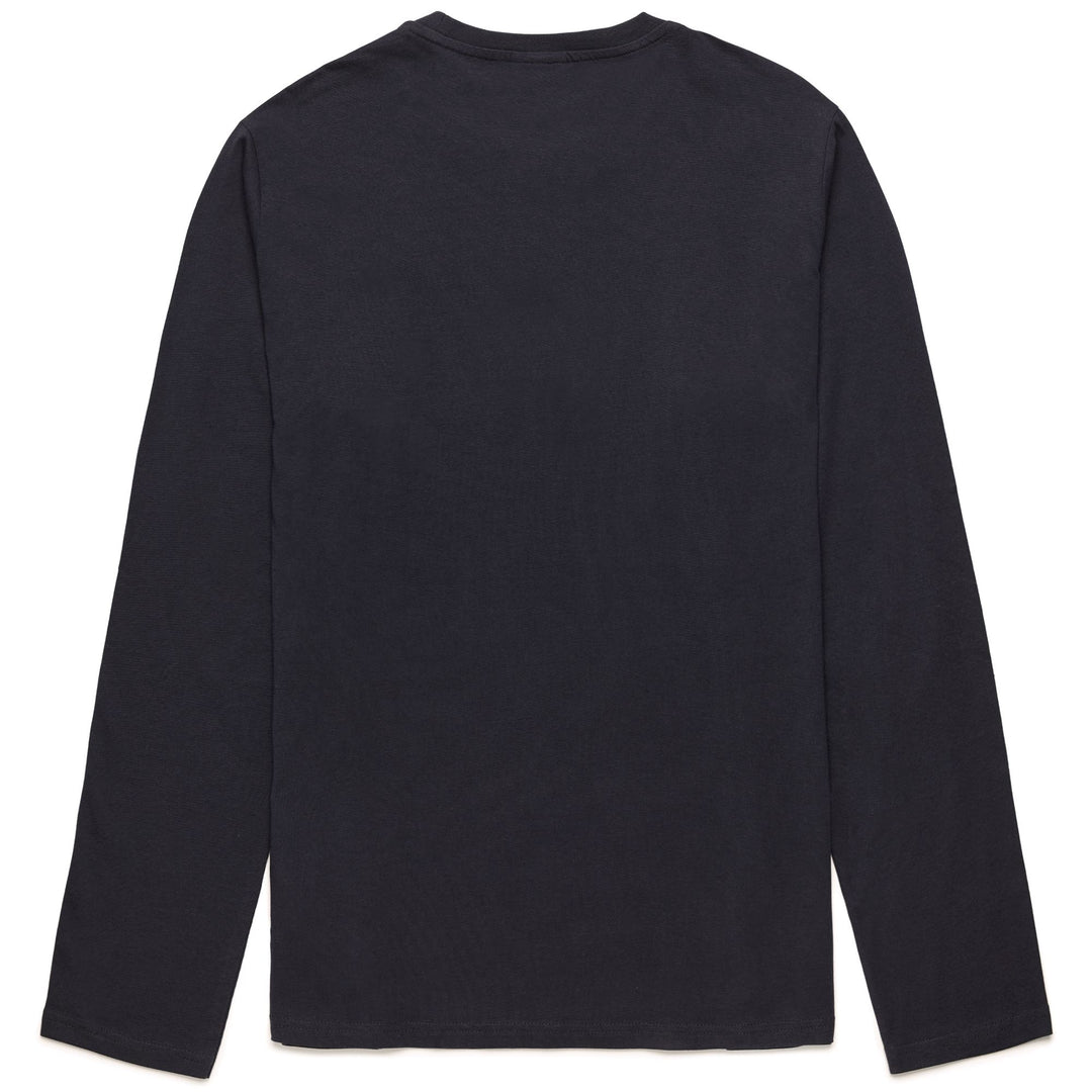 T-Shirt Classica in Cotone Slim Fit Uomo Blu Navy main