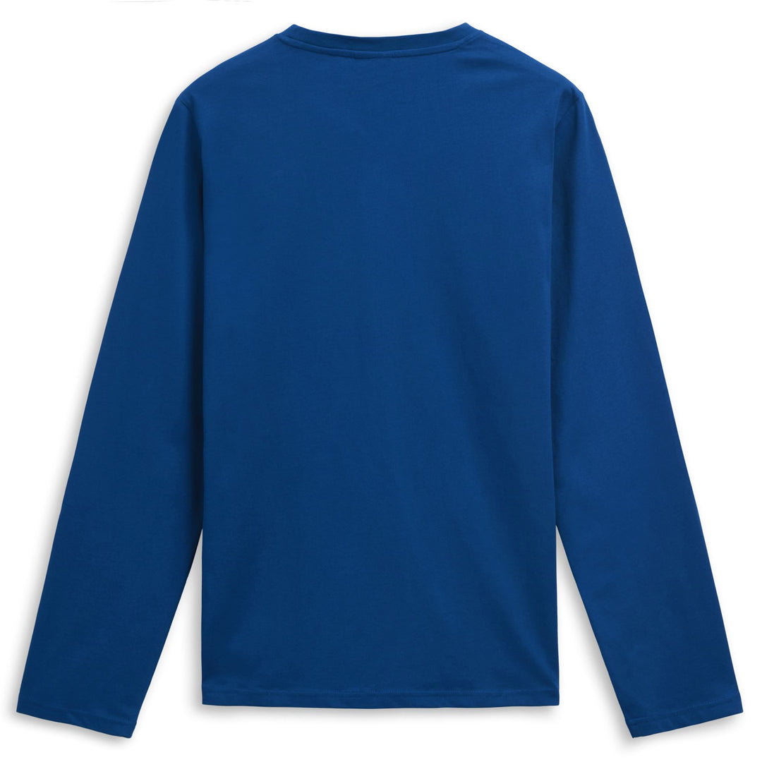 Men's Slim Fit Blue Casual Long Sleeve T-Shirt main