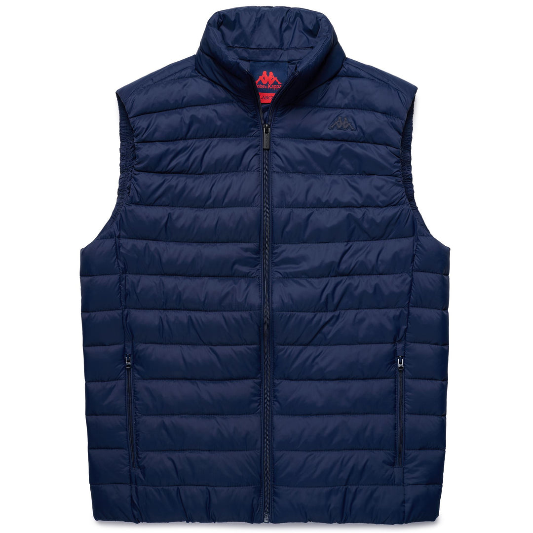Iris Blue Men's Classic Soft Nylon Vest Jacket 01