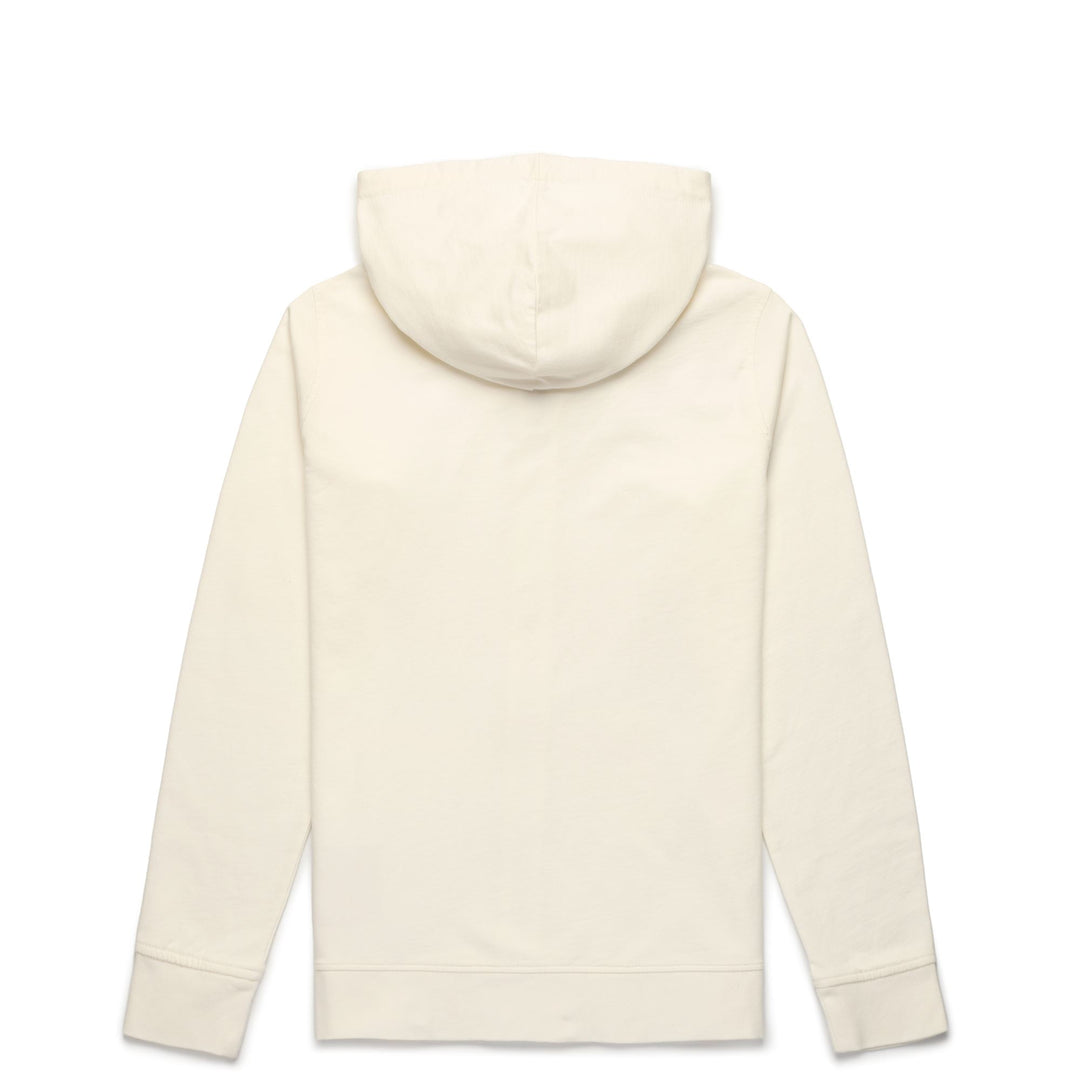 Chaqueta polar blanca para mujer con cremallera y capucha main