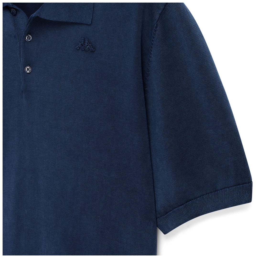 Blue Men's Slim Fit Casual Cotton Polo Shirt main