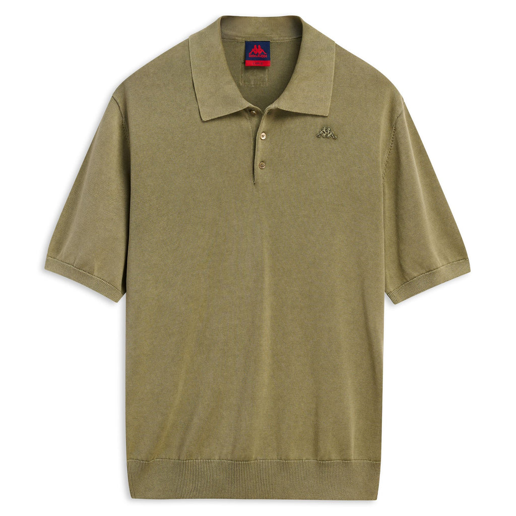 KNITWEAR Man IKIN Polo GREEN ALOE