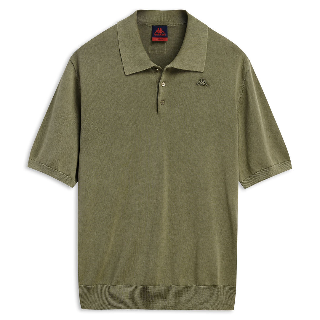 Casual Cotton Men's Green Slim Fit Polo Shirt 01