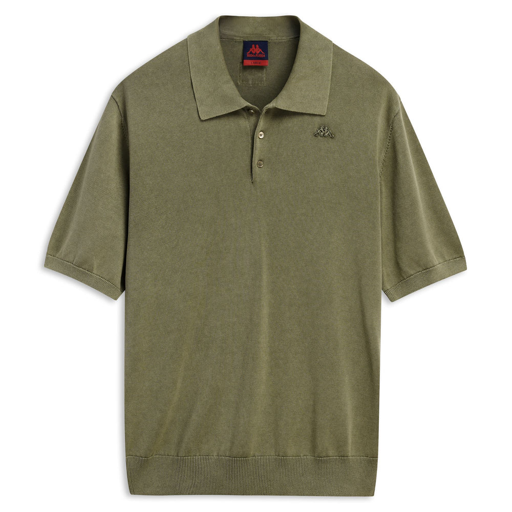Polo en coton décontracté pour homme, coupe ajustée, vert 02
